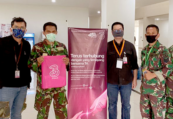 3 Indonesia Sediakan 5.000 Kartu Perdana 25GB Gratis Untuk Pasien dan Relawan di Wisma Atlet Kemayoran